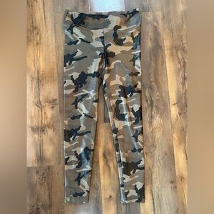 Koral Small Shiny Camo High Rise Leggings Luxe Athleisure